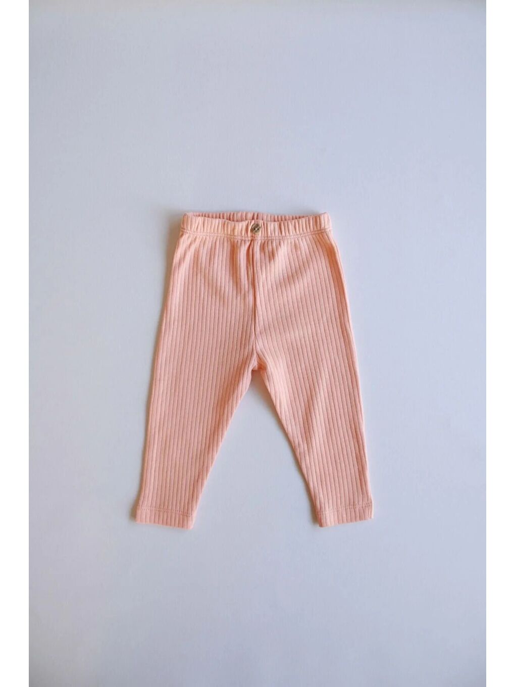 Turuncu Şeftali Fitilli Bebek Tayt-4