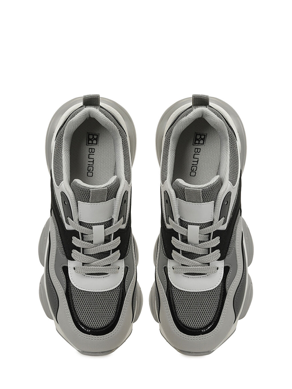 25S-458 6FX Siyah Kadın Spor Ayakkabı-3