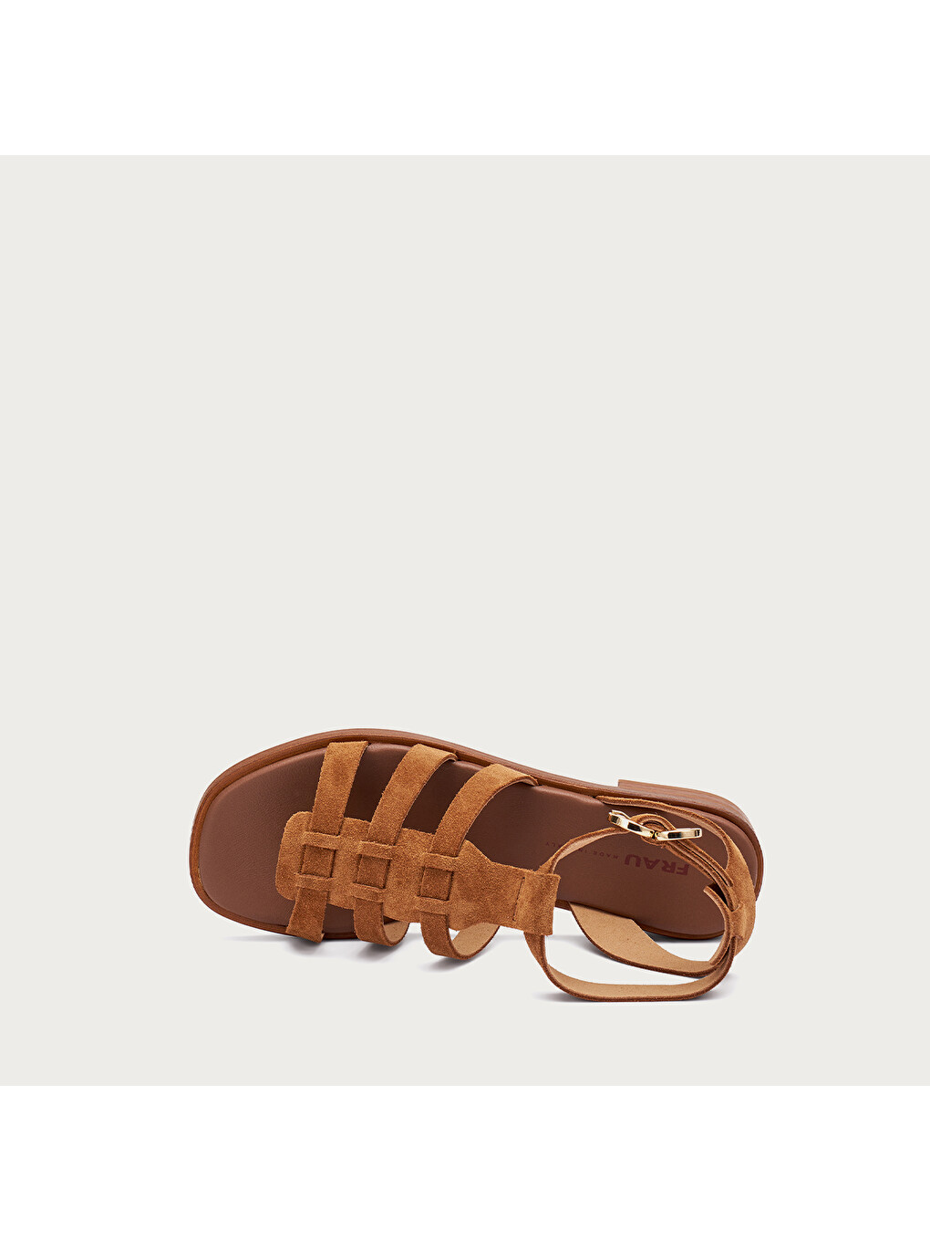Kahverengi Kadın Sandalet 87B7 VELOUR-S-3