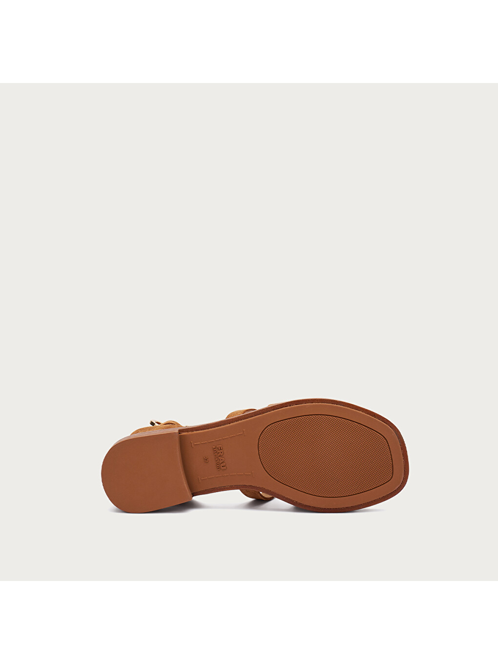 Kahverengi Kadın Sandalet 87B7 VELOUR-S-4
