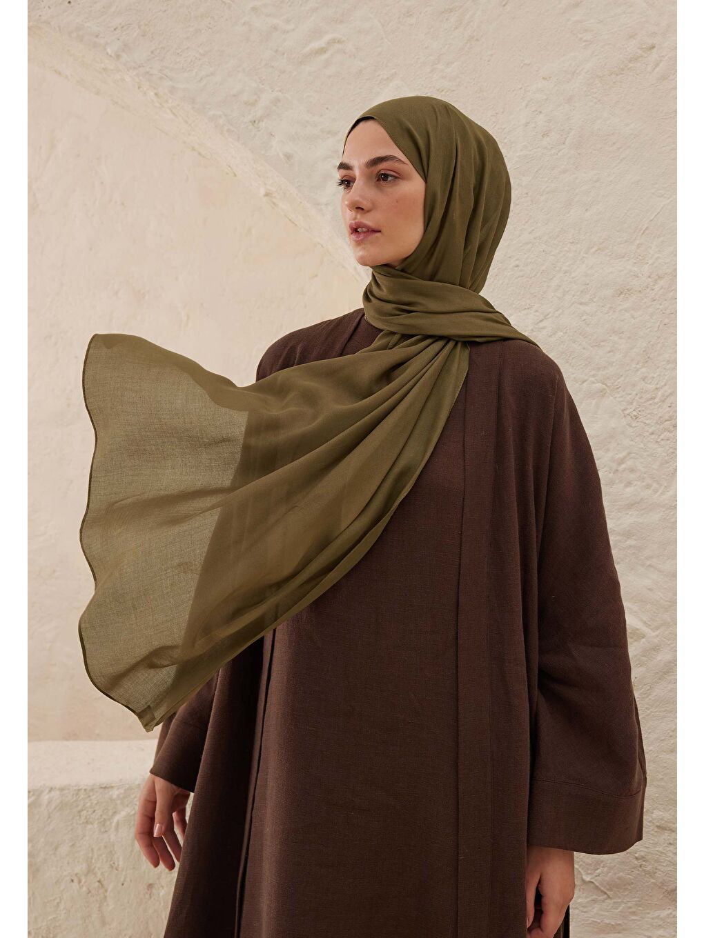 Rami Viskon Şal Askeri Haki-1