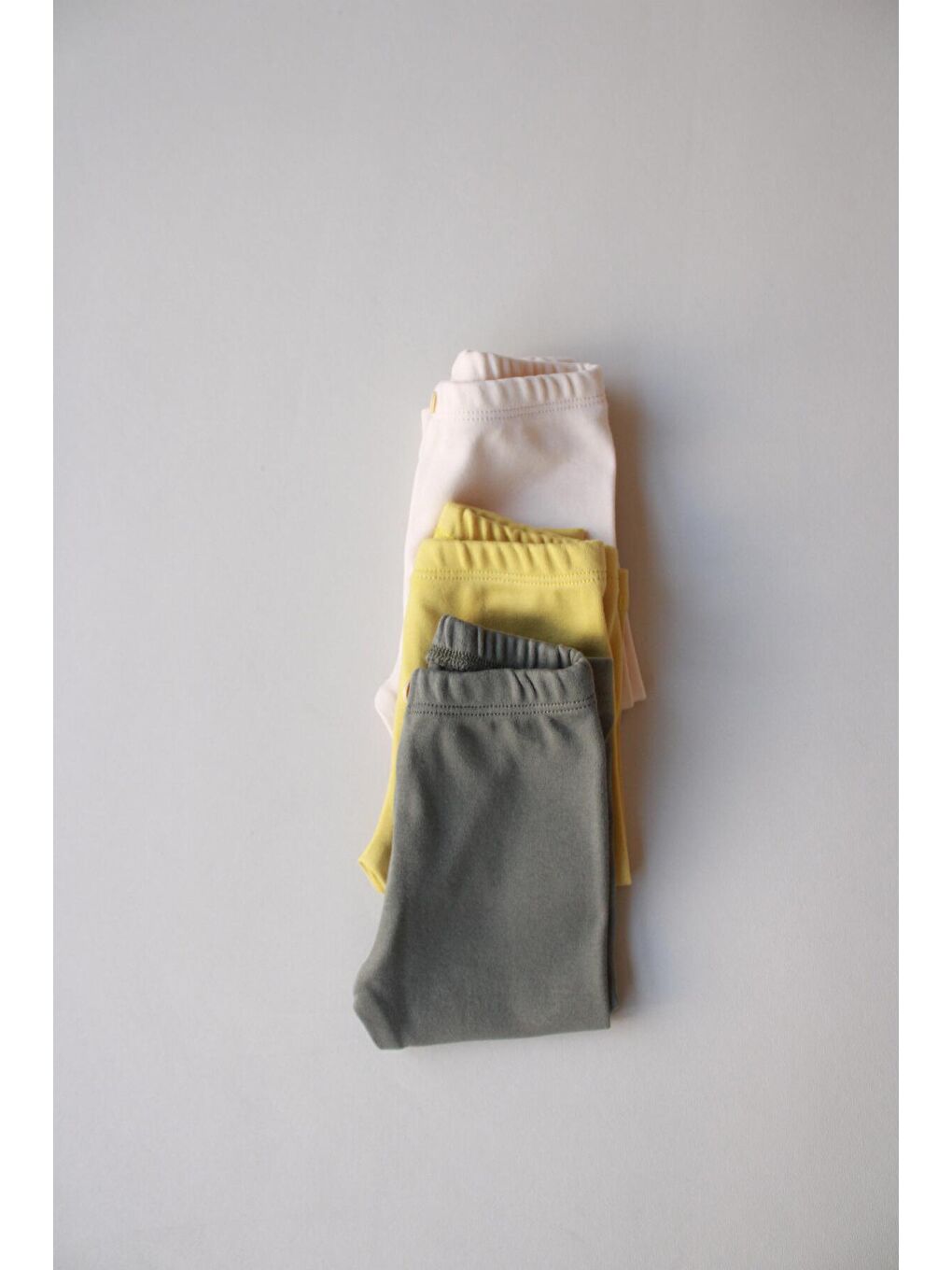 Karışık 3lü Penye Bebek Tayt Model 8-4