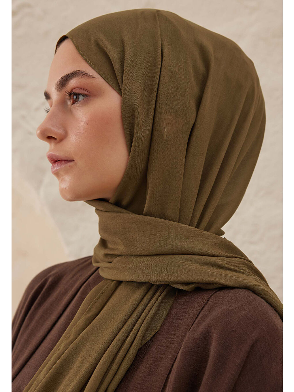 Rami Viskon Şal Askeri Haki-3