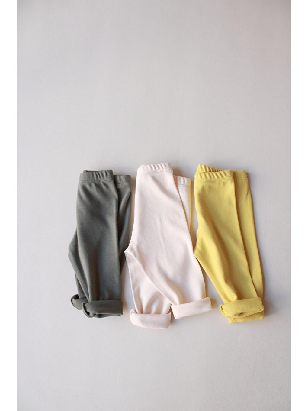 Karışık 3lü Penye Bebek Tayt Model 8-5