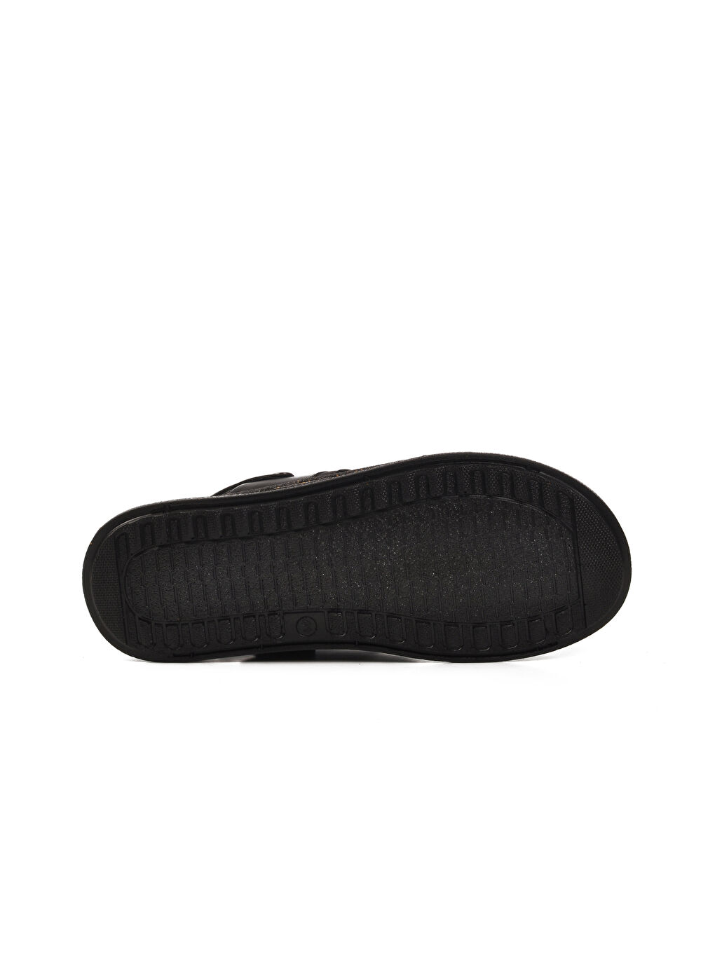 Siyah Hakiki Deri Erkek Sandalet 2050 M-4