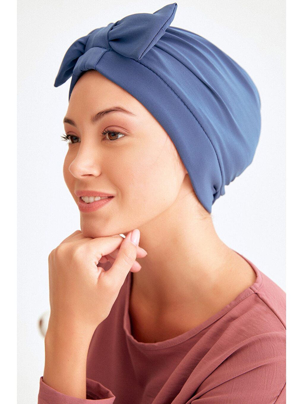 İndigo Fiyonklu Bone-3