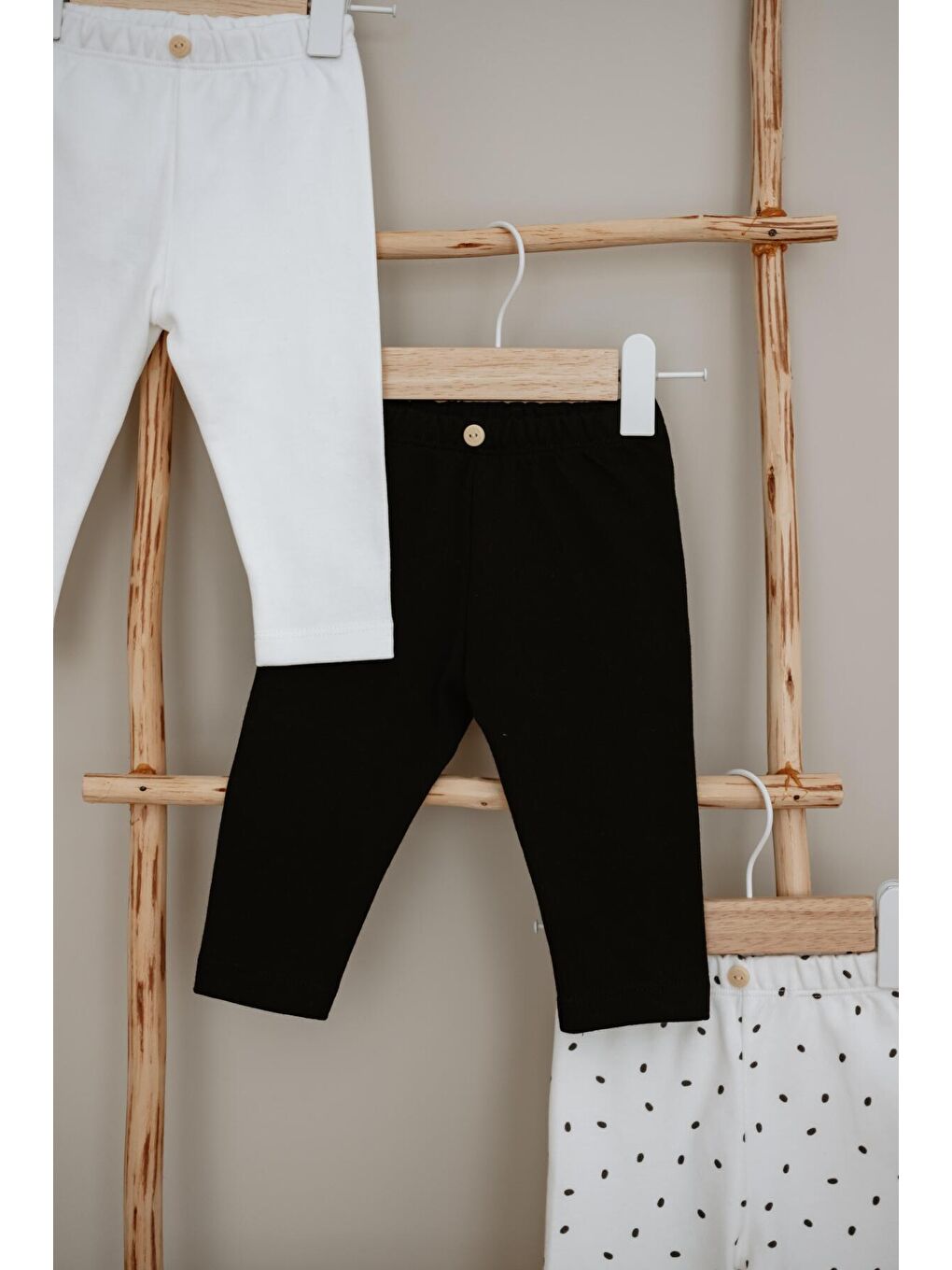 Karışık 3lü Penye Winter Serisi Bebek Tayt Model 9-6