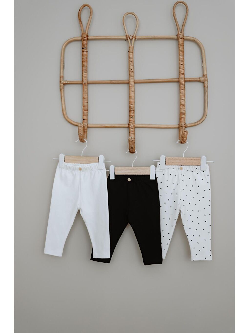 Karışık 3lü Penye Winter Serisi Bebek Tayt Model 9-7