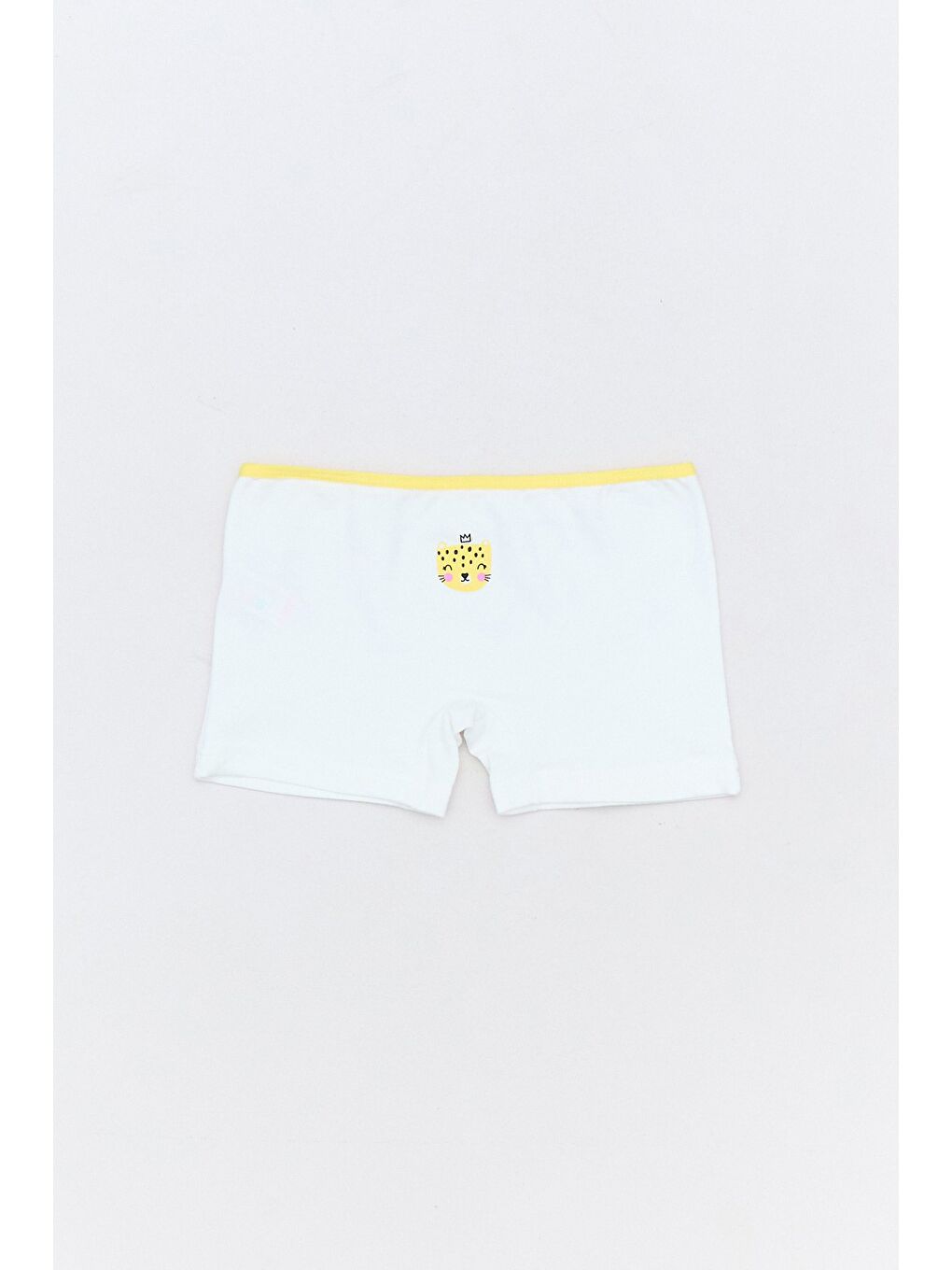 Ekru Tavşan Baskılı 3 Lü Kız Çocuk Boxer-2