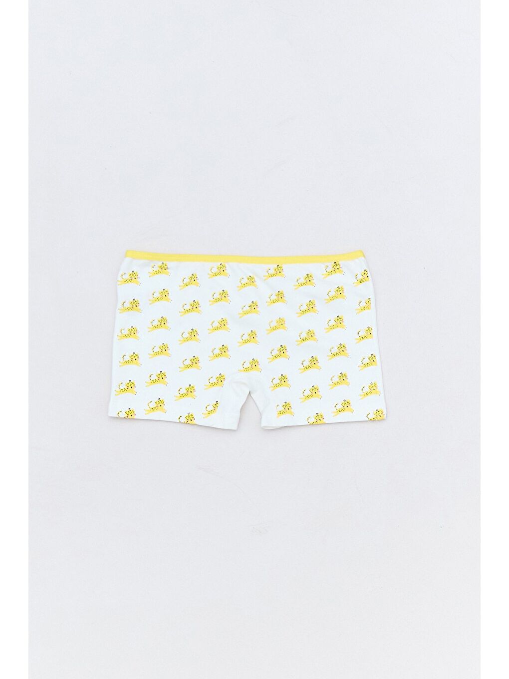 Ekru Tavşan Baskılı 3 Lü Kız Çocuk Boxer-3