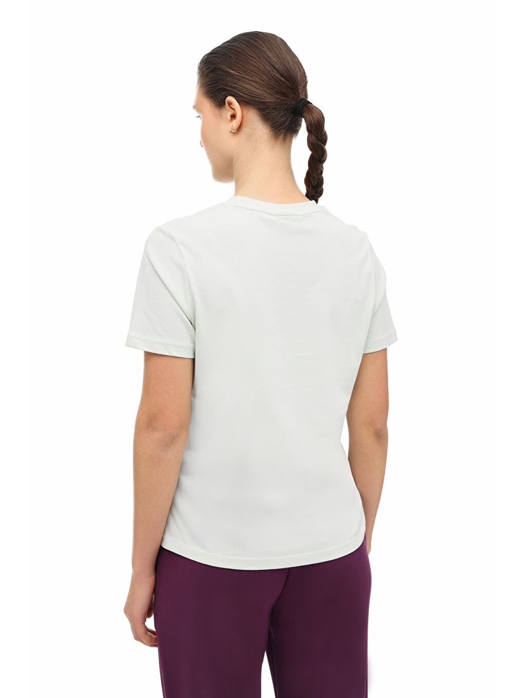 Yeşil WB 11ASYA-T 6FX Mint Kadın Kısa Kol T-Shirt-1