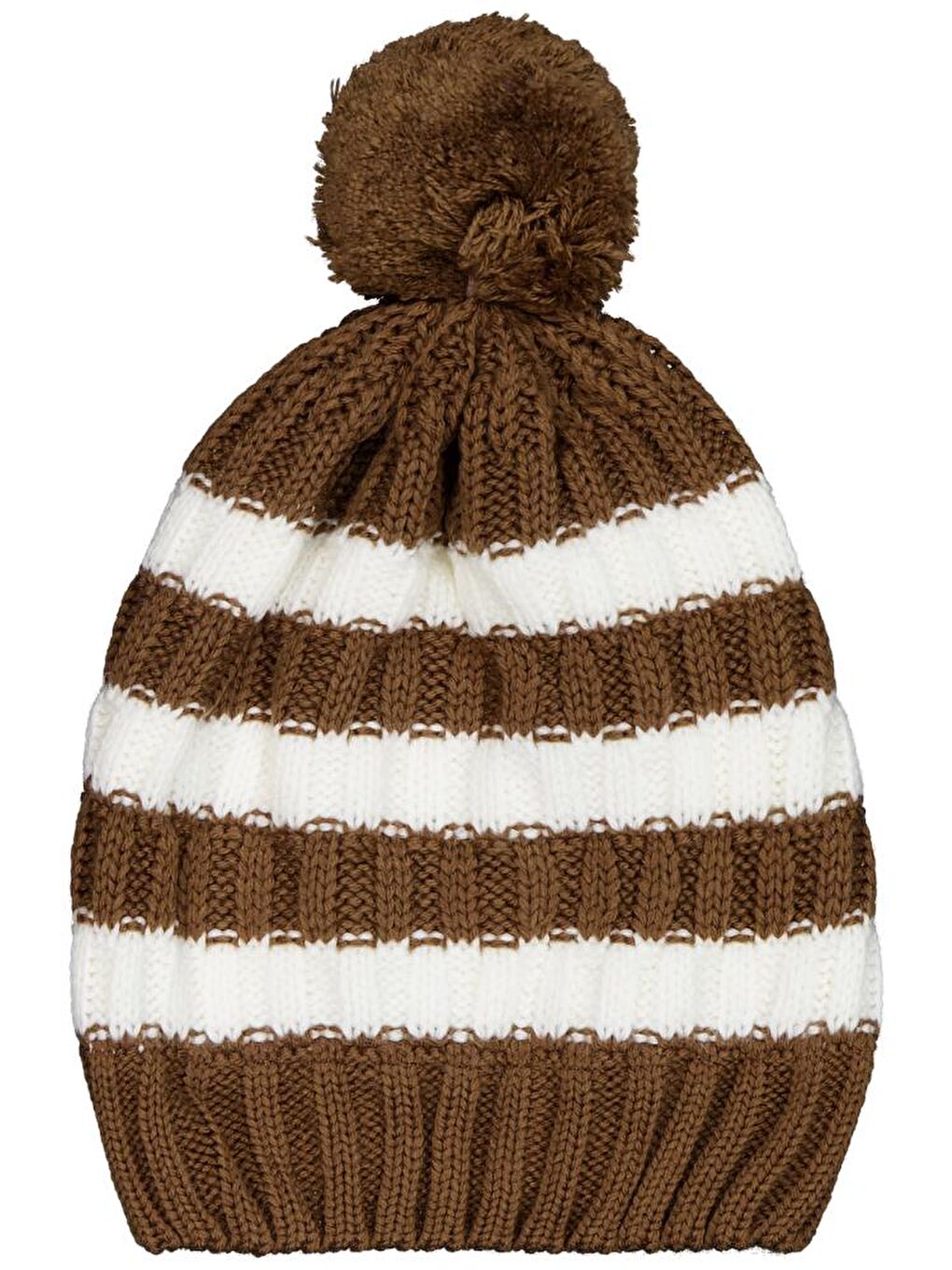 Baby 6-18 Ay Atkı Bere Eldiven Set - Kahverengi Standart-1