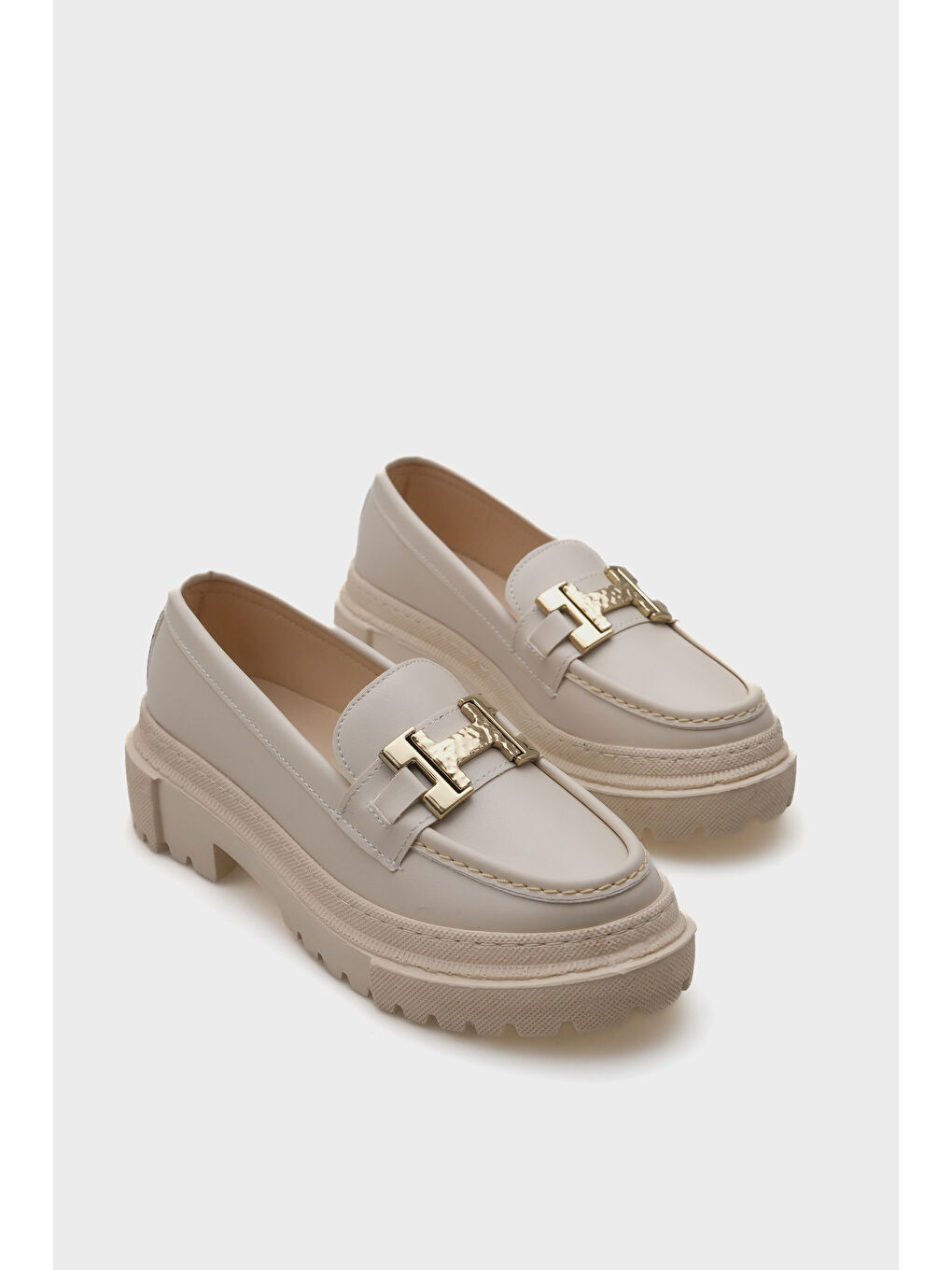 Bej Casie Kadın Loafer-1