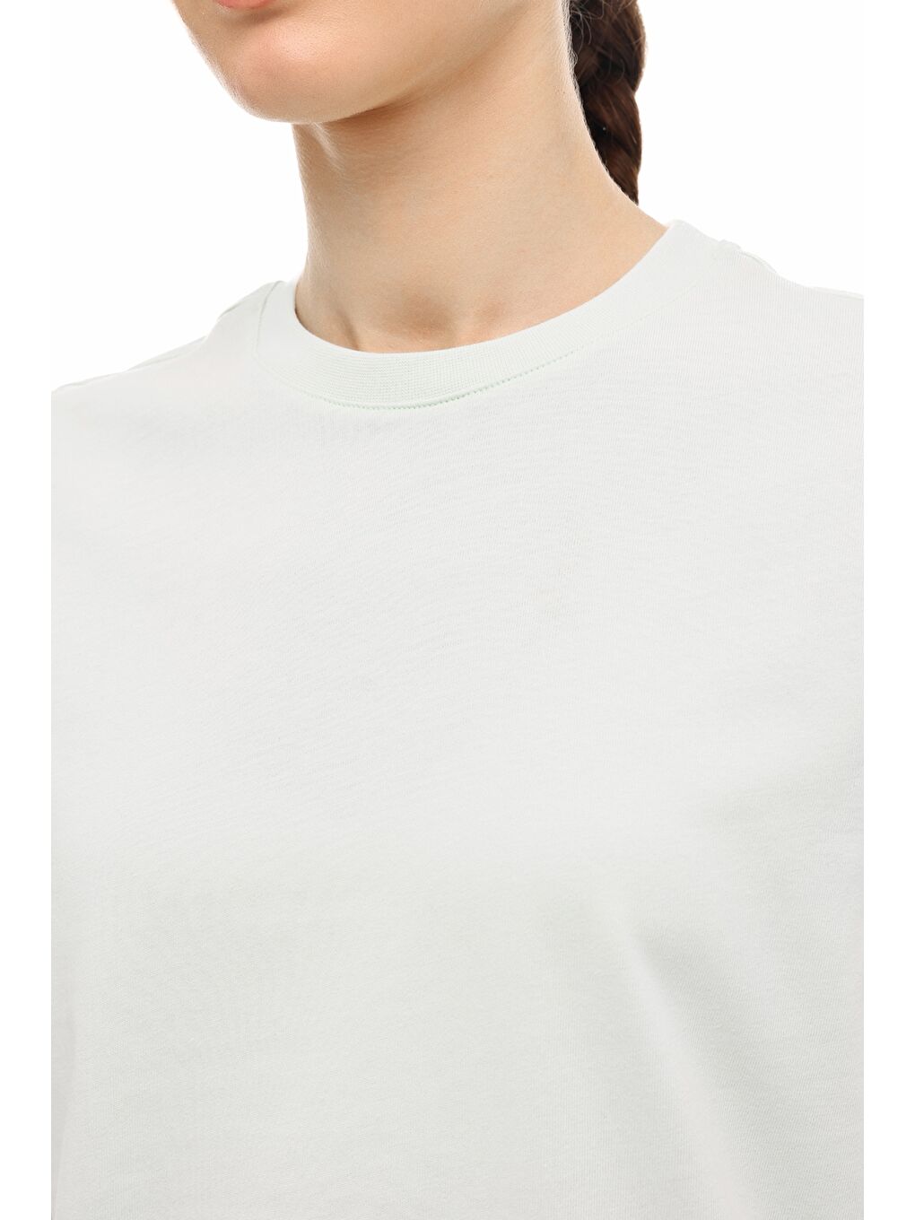 Yeşil WB 11ASYA-T 6FX Mint Kadın Kısa Kol T-Shirt-3