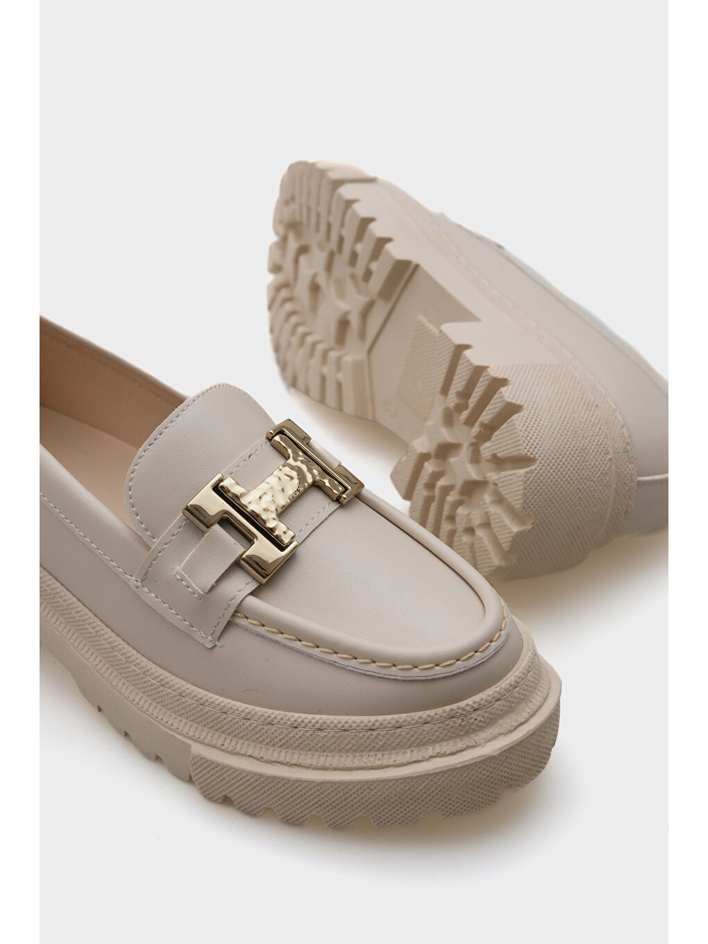 Bej Casie Kadın Loafer-3