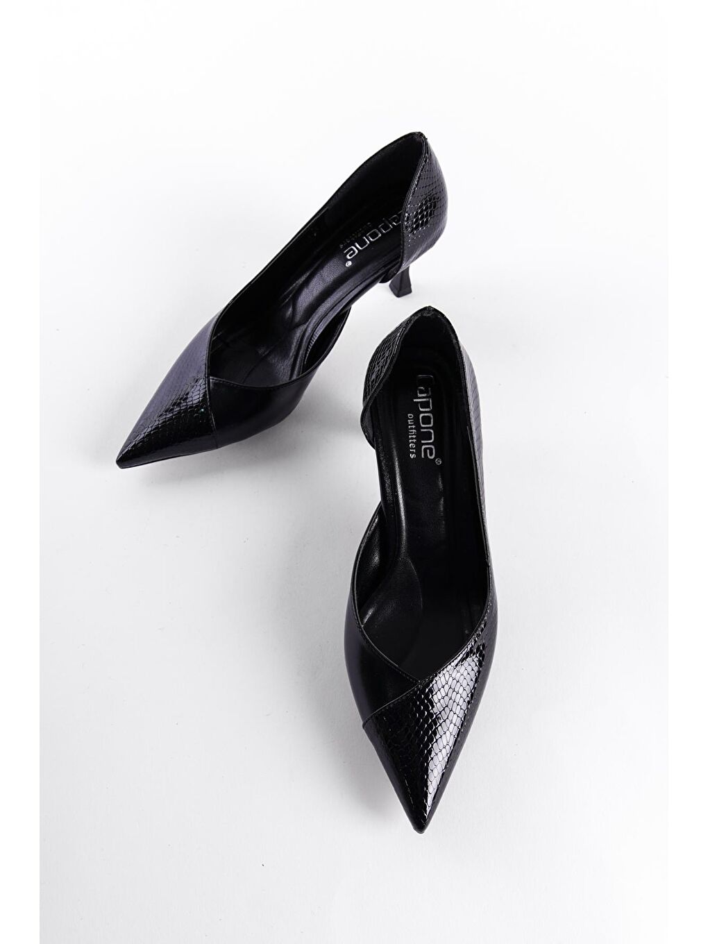 Capone Outfitters Siyah Orta Topuklu Stiletto - 3