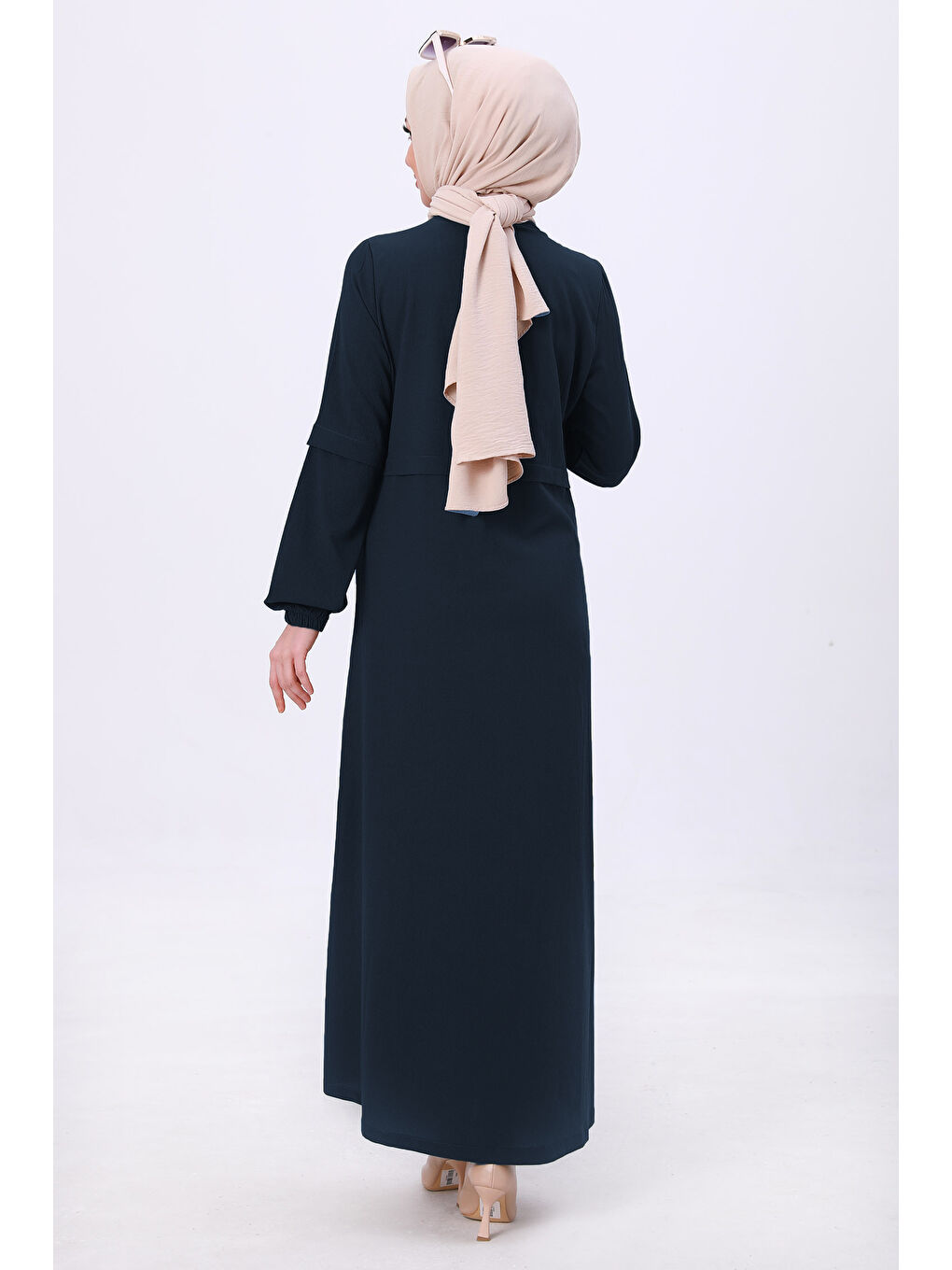 Fermuarlı Kap Lacivert - 27072-5