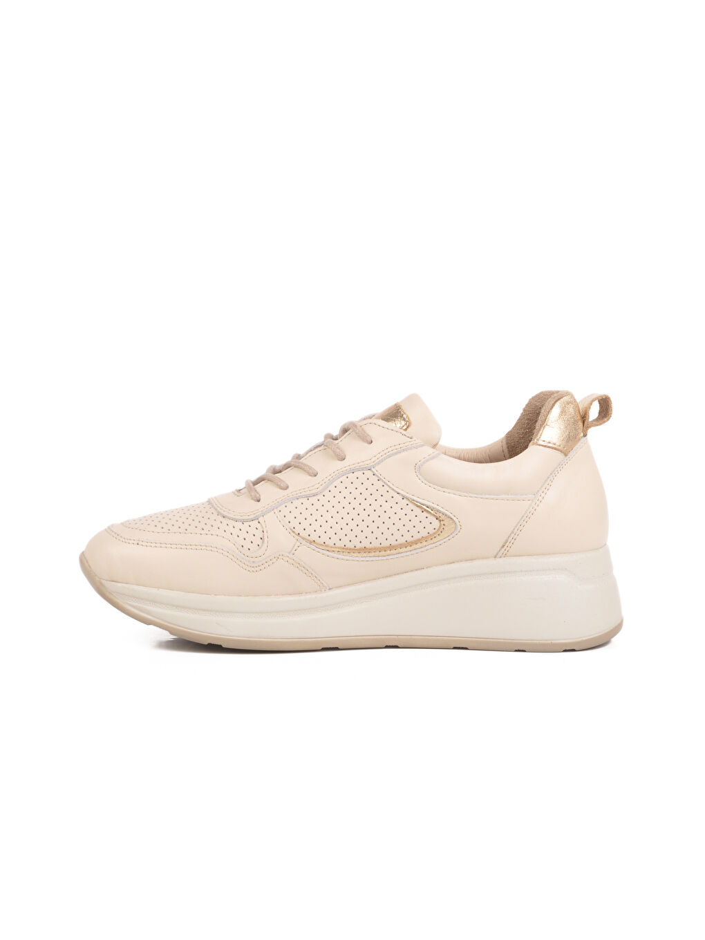 Bej Air Flow Hakiki Deri Kadın Casual Ayakkabı 2216654Y Z-1