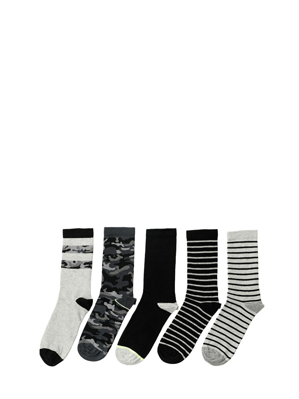 Karışık CAMO 5LI SKT-M 5PR Çok Renkli Erkek Soket Çorap