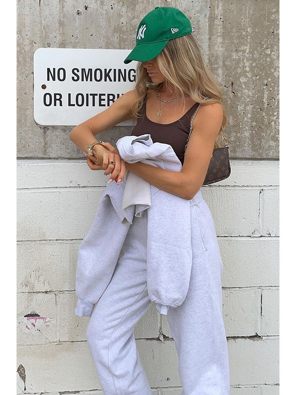 Gri Kadın Eşofman AltıMG290-3