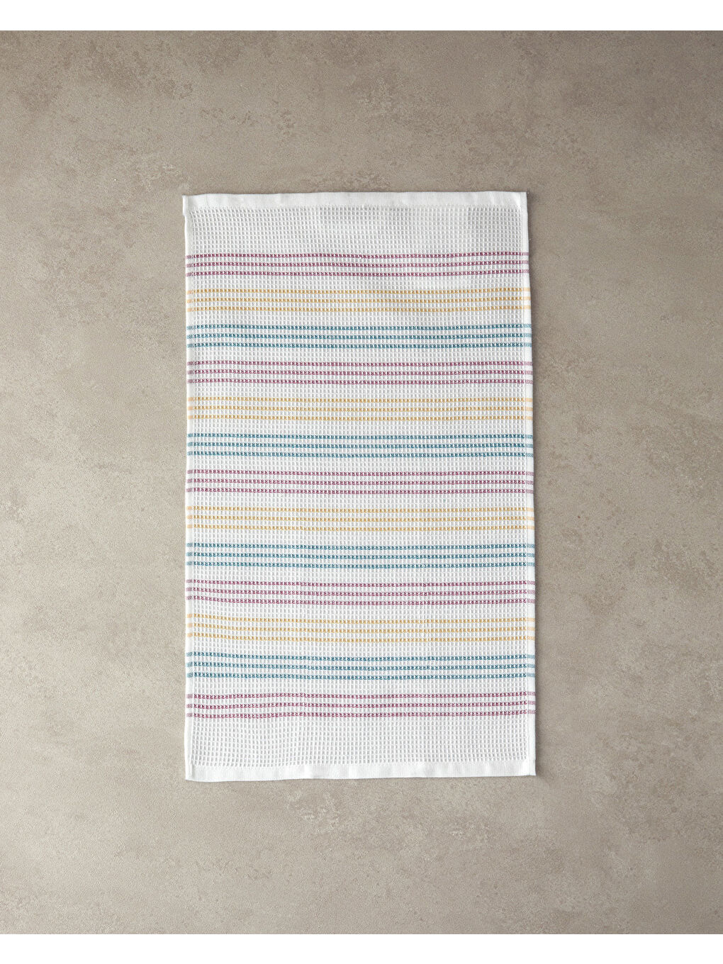 Beyaz Rainbow Polyester Kurulama Bezi 30x50 cm Renkli-1