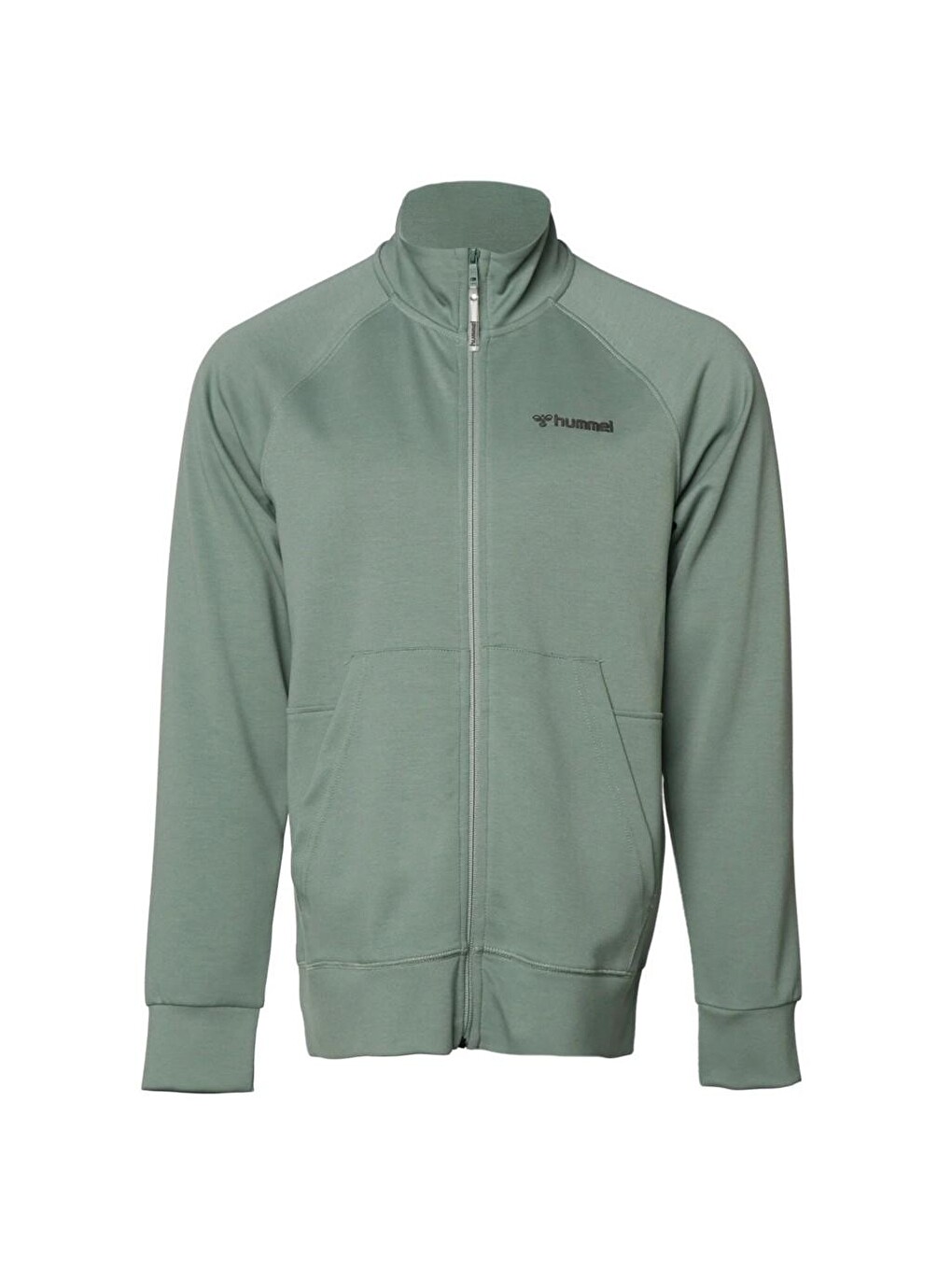 Evon Yeşil Erkek Fermuarlı Sweatshirt Hırka-1