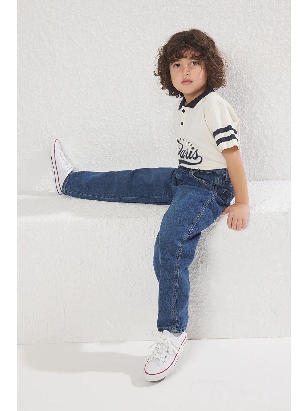 Mavi Erkek Çocuk Regular Pamuklu Denim Pantolon Jean-1