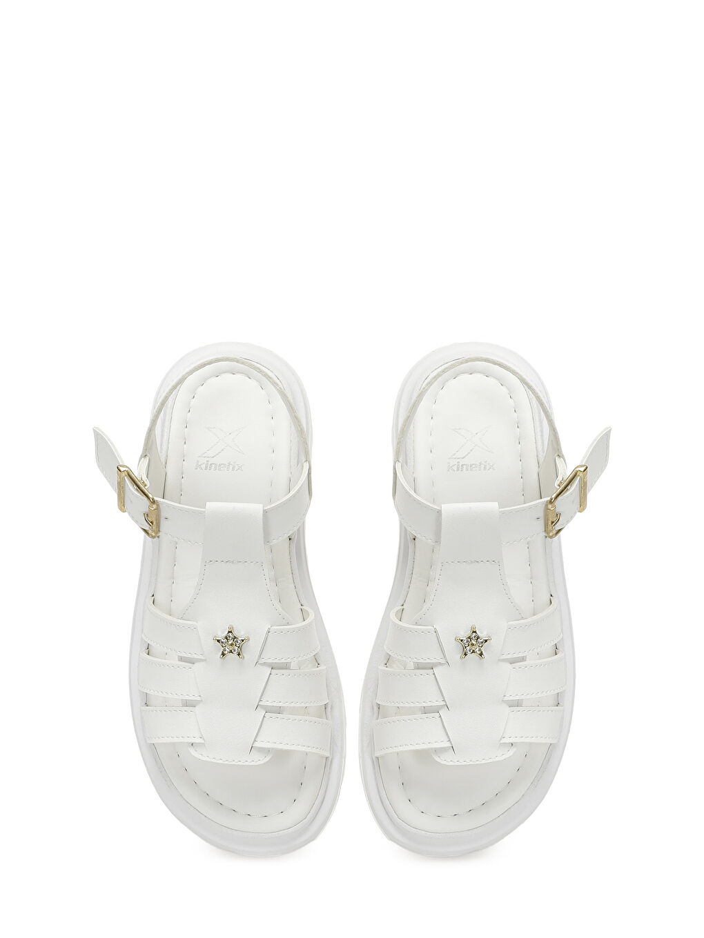 NOVALE F 5FX Beyaz Kız Çocuk Sandalet-3