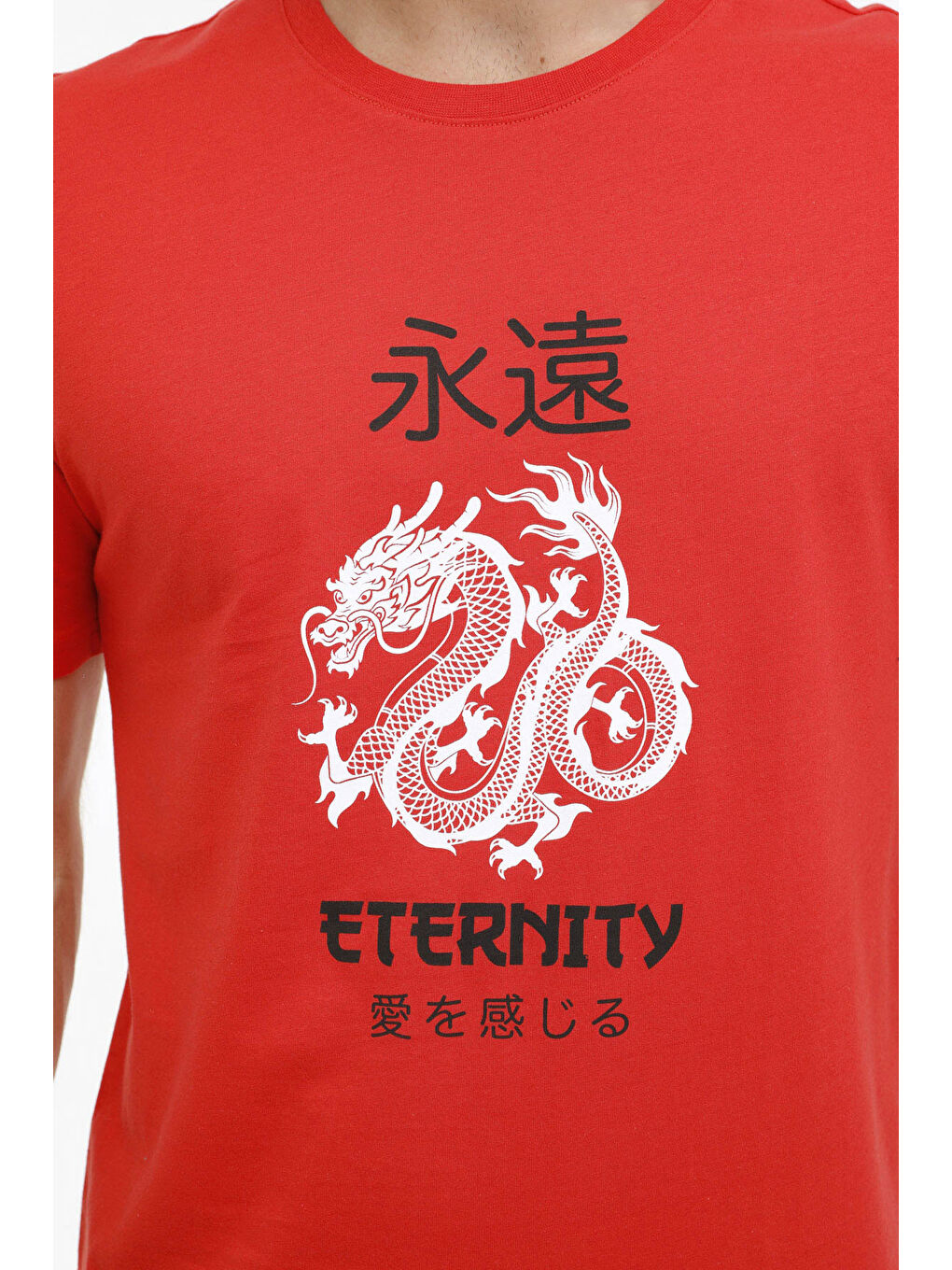 ML LATNE 11ES-SLG-106 4FX Kırmızı Erkek Kısa Kol T-Shirt-3