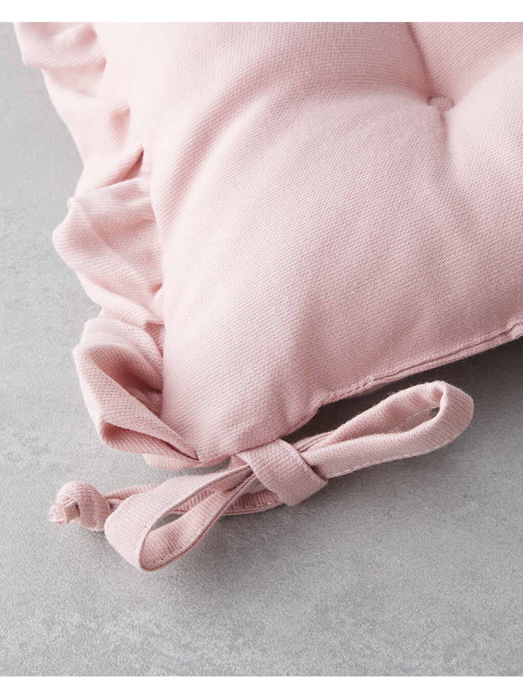 Pembe Soft Cozy Sandalye Minderi 40x40 cm Pudra-2