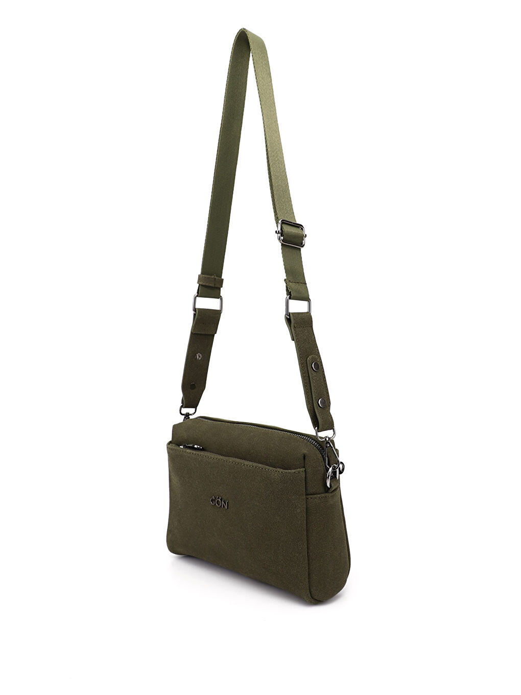 Haki Kadın KOYU HAKİ Uzun Askılı Omuz Çantası-2