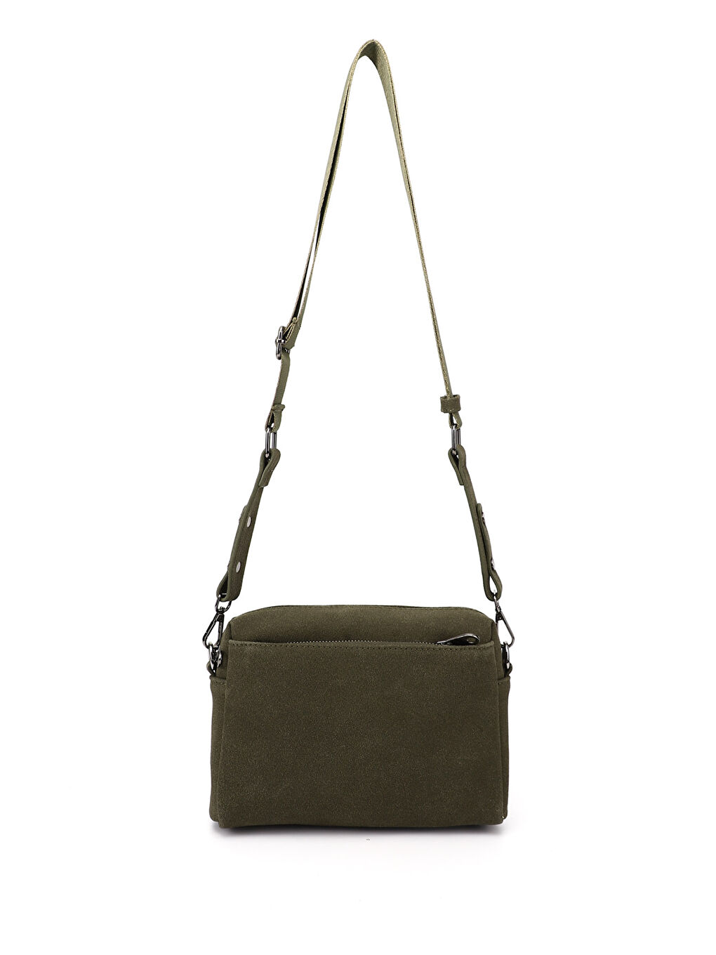 Haki Kadın KOYU HAKİ Uzun Askılı Omuz Çantası-3