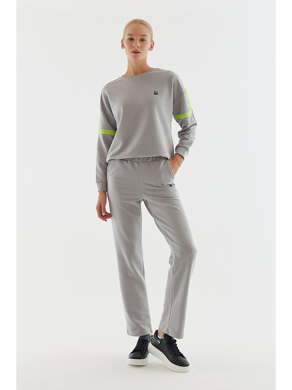 Antrasit Kadın Pantolon-5