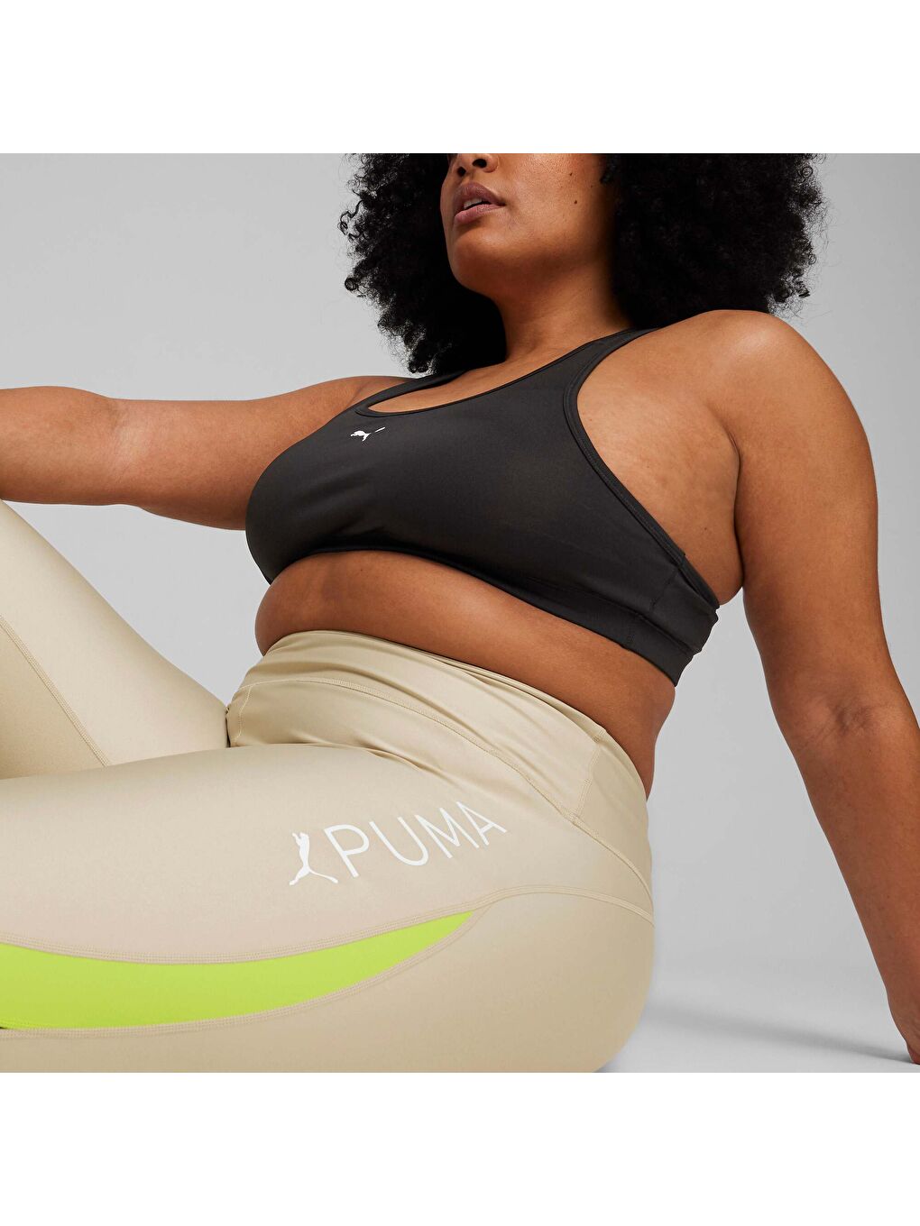 Ekru FIT EVERSCULPT Kadın Tayt-2