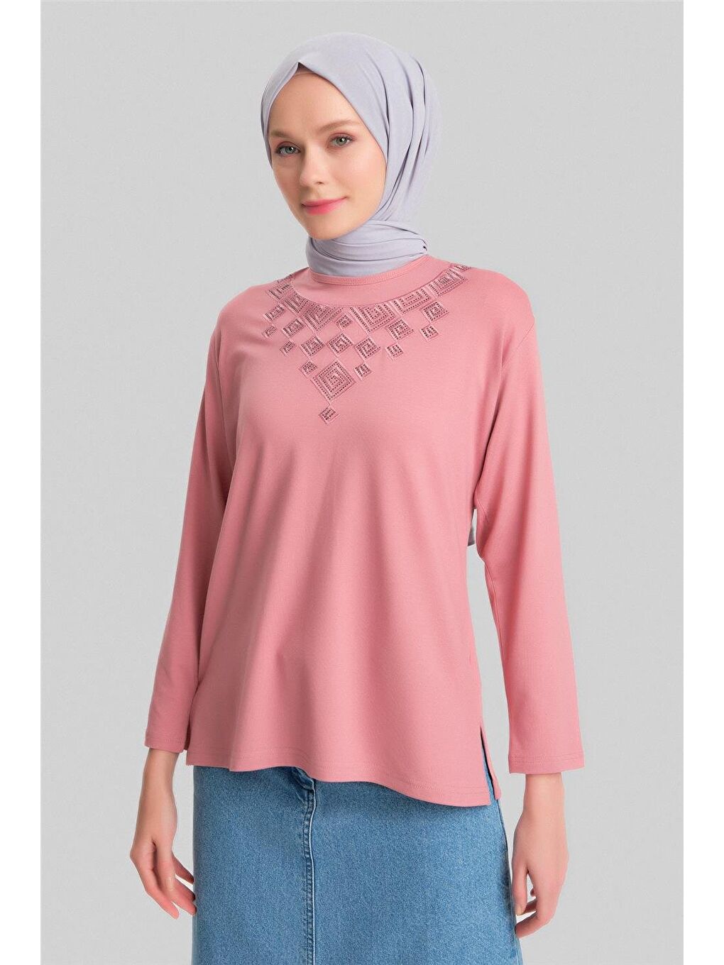 Pembe Penye 24Yd9021 Pudra-2