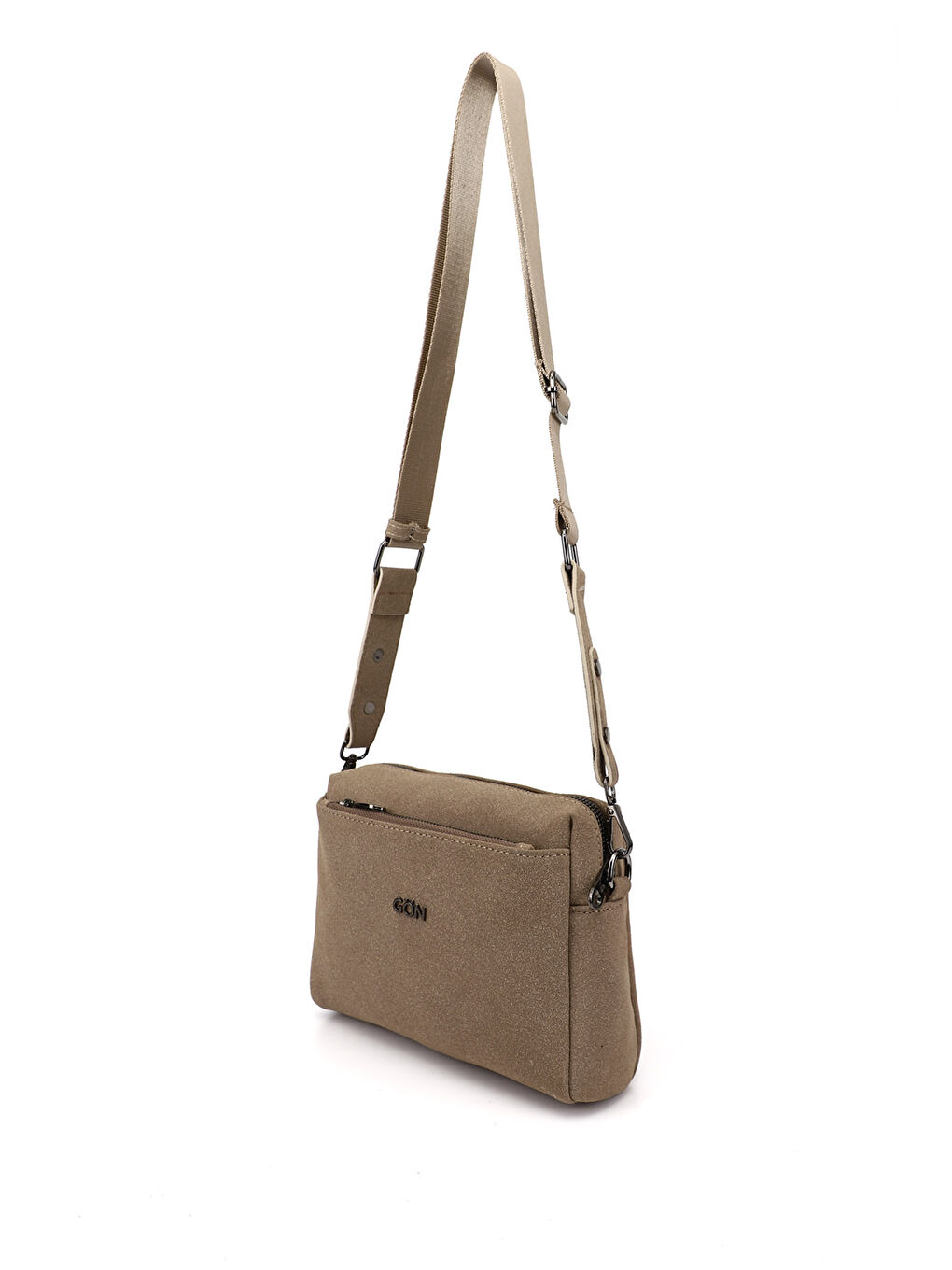 Kahverengi Kadın AÇIK VİZON Uzun Askılı Omuz Çantası-2