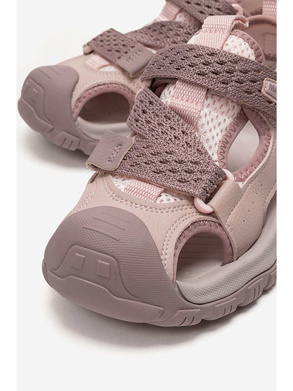 Pembe Unisex Çocuk Pudra Lila Günlük Sandalet-1