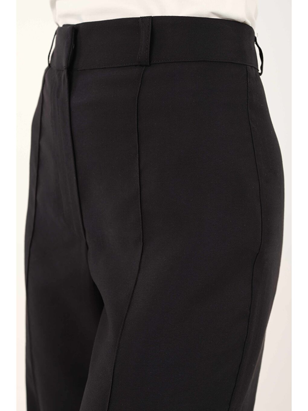 Boru Paça Pantolon Siyah-1