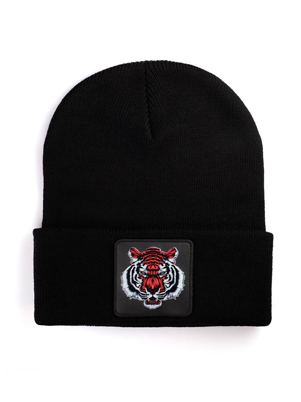 BlackBörk Siyah V1 Akrilik Kaplan - 6 Kod Logolu Unisex Siyah Bere (Beanie)