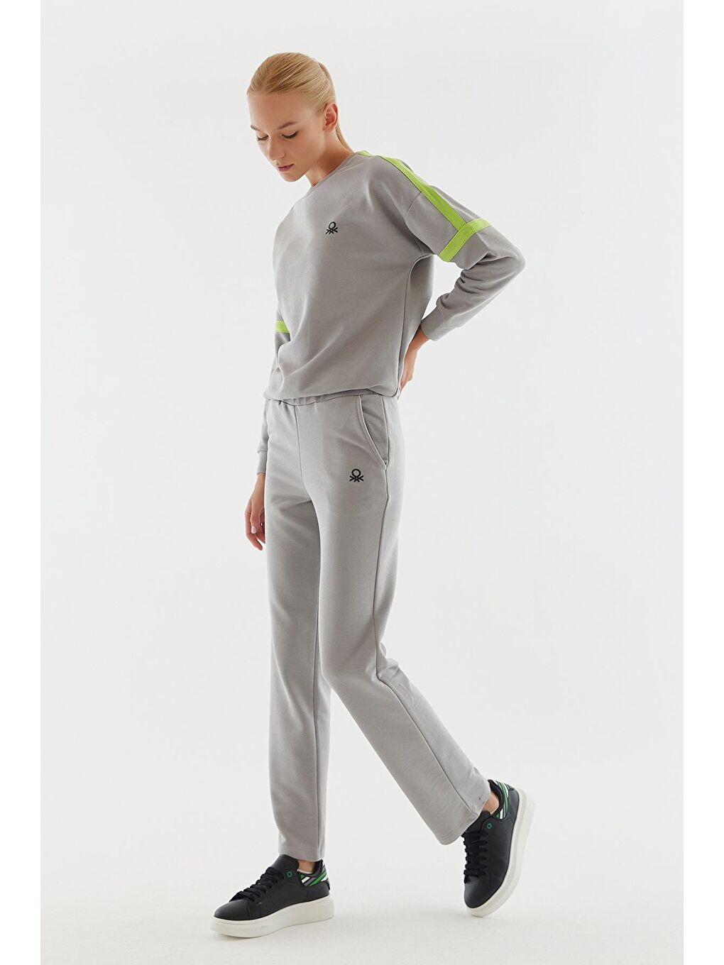 Antrasit Kadın Pantolon-9