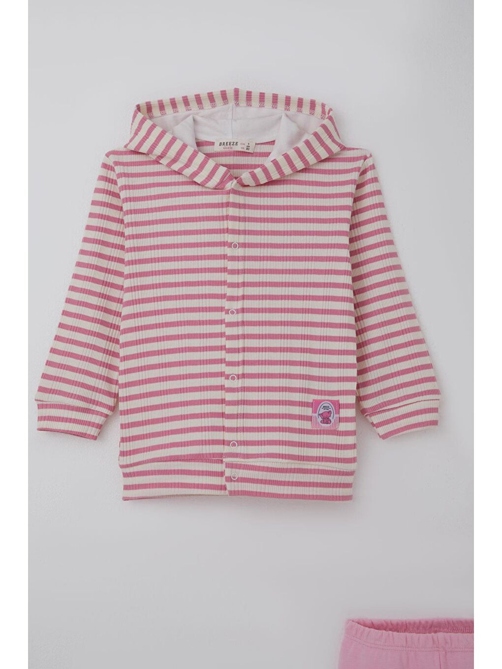 Kız Bebek Bodyli 3 Lü Takım Sevimli Bebek Fil Armalı Karışık Renk (4 Ay-1 Yaş)-2