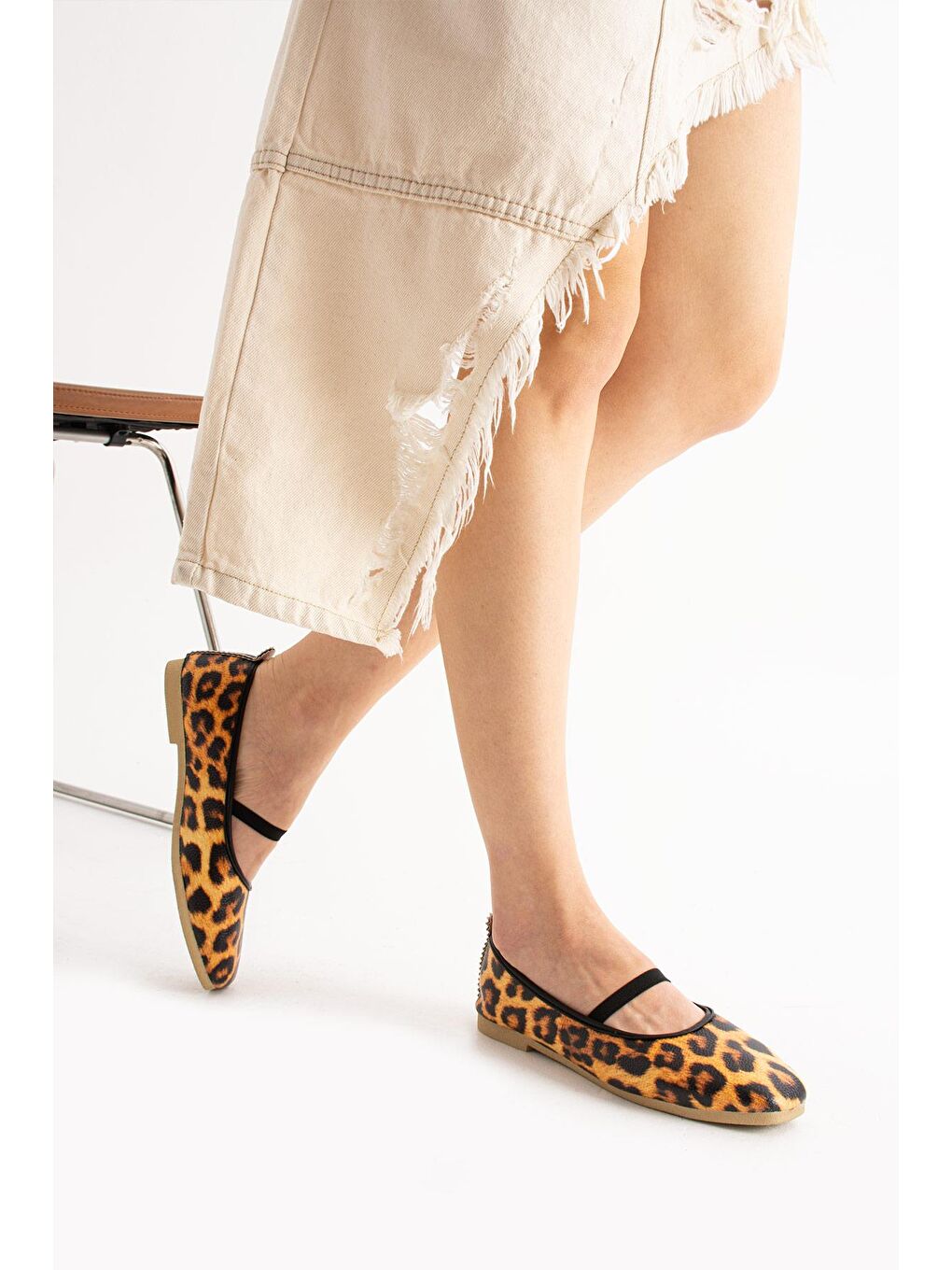 Sarı AL-113 Lastikli Babet Günlük Kadın Ayakkabı Ev Babeti