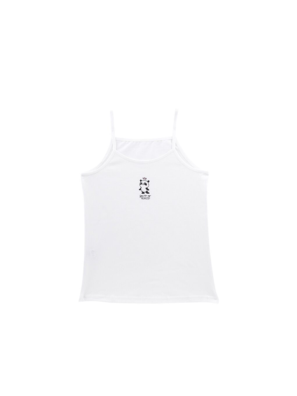 Karışık Kız Çocuk Baskılı Pamuklu Atlet 3'lü Paket-3