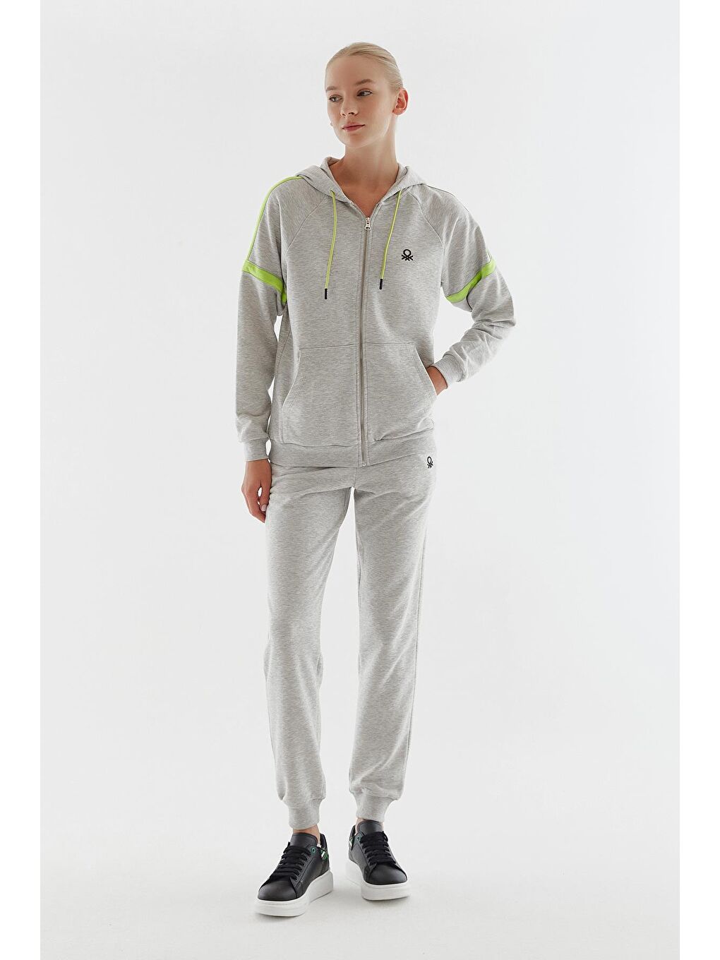 Gri Kadın Sweatshirt-2