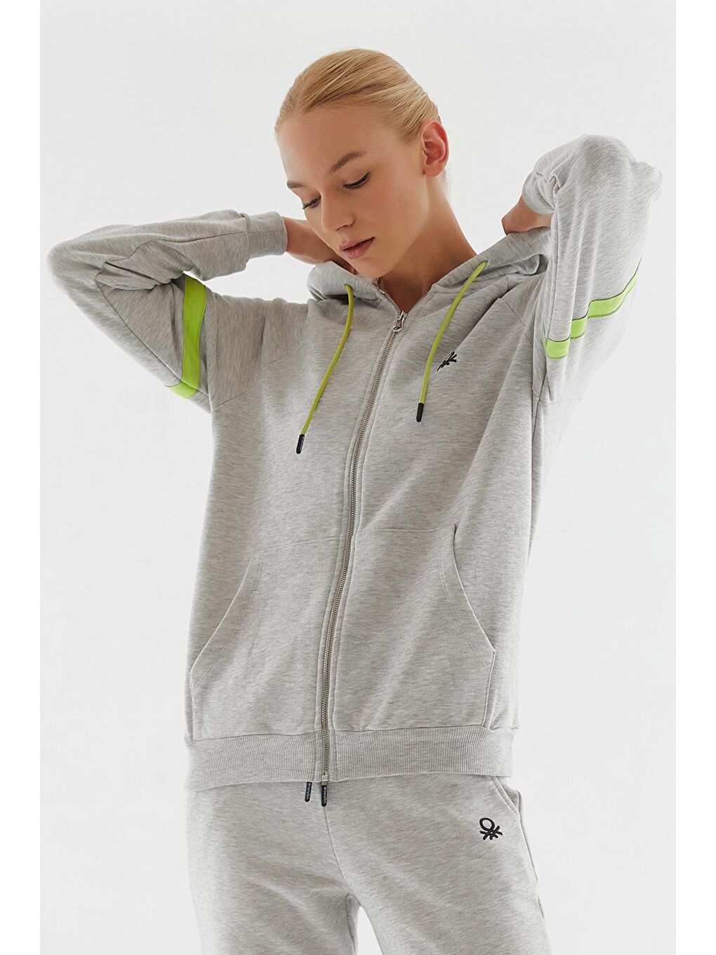 Gri Kadın Sweatshirt-3