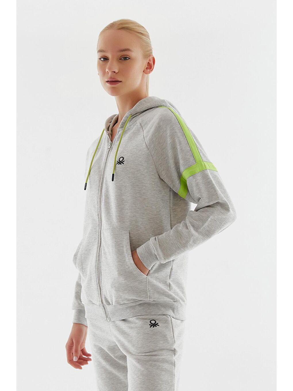 Gri Kadın Sweatshirt-5