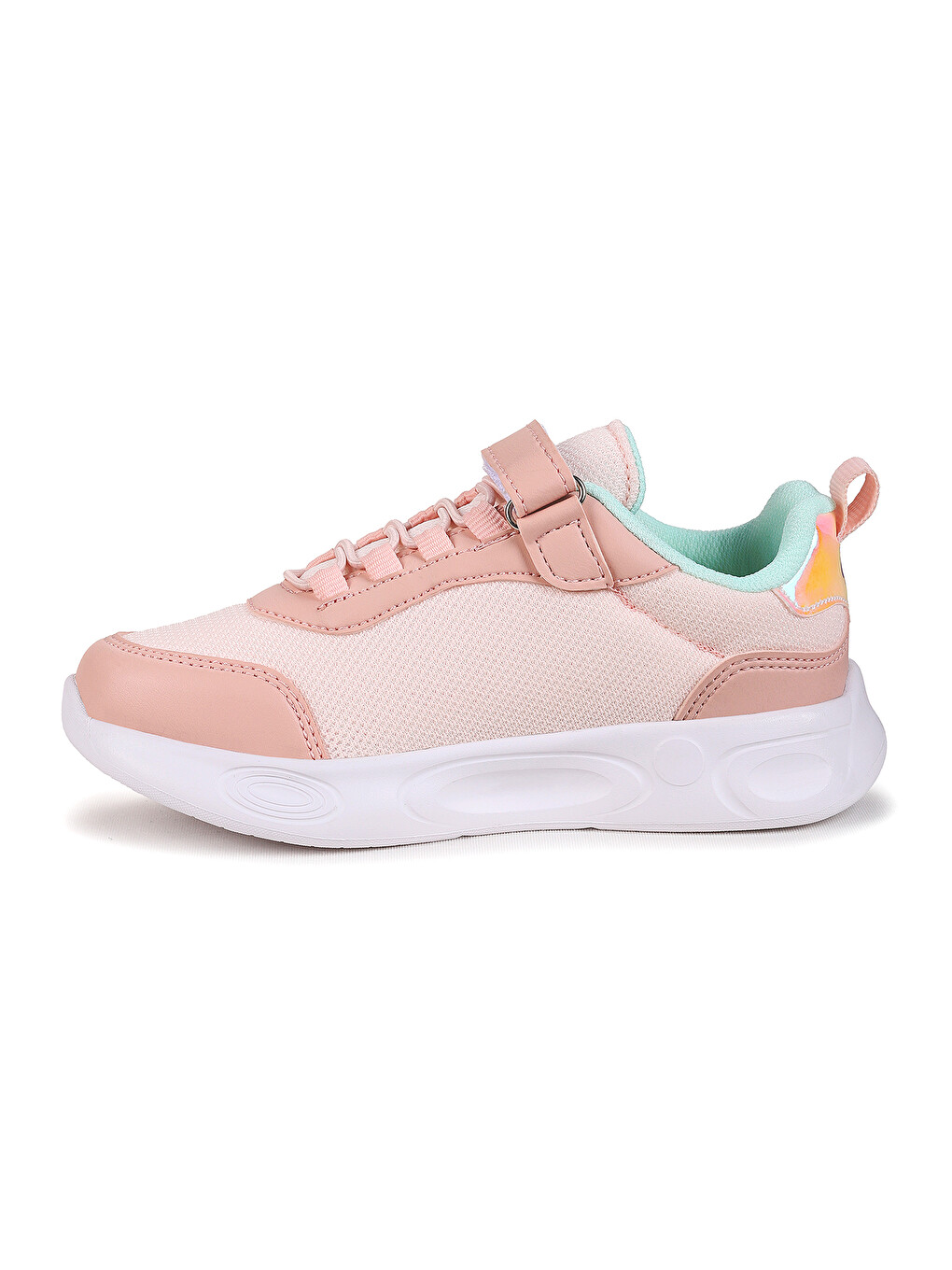 Pembe Heart Günlük Cırtlı Kız Çocuk Spor Ayakkabı-5