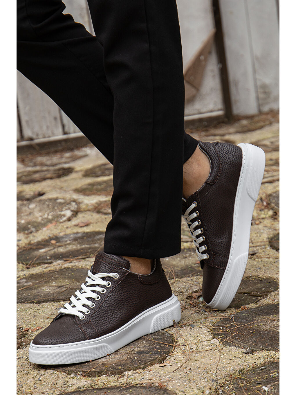 Kahverengi D0906 Günlük Ortopedik Erkek Casual Ayakkabı