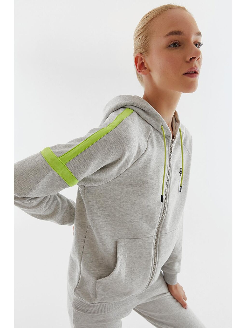 Gri Kadın Sweatshirt-8