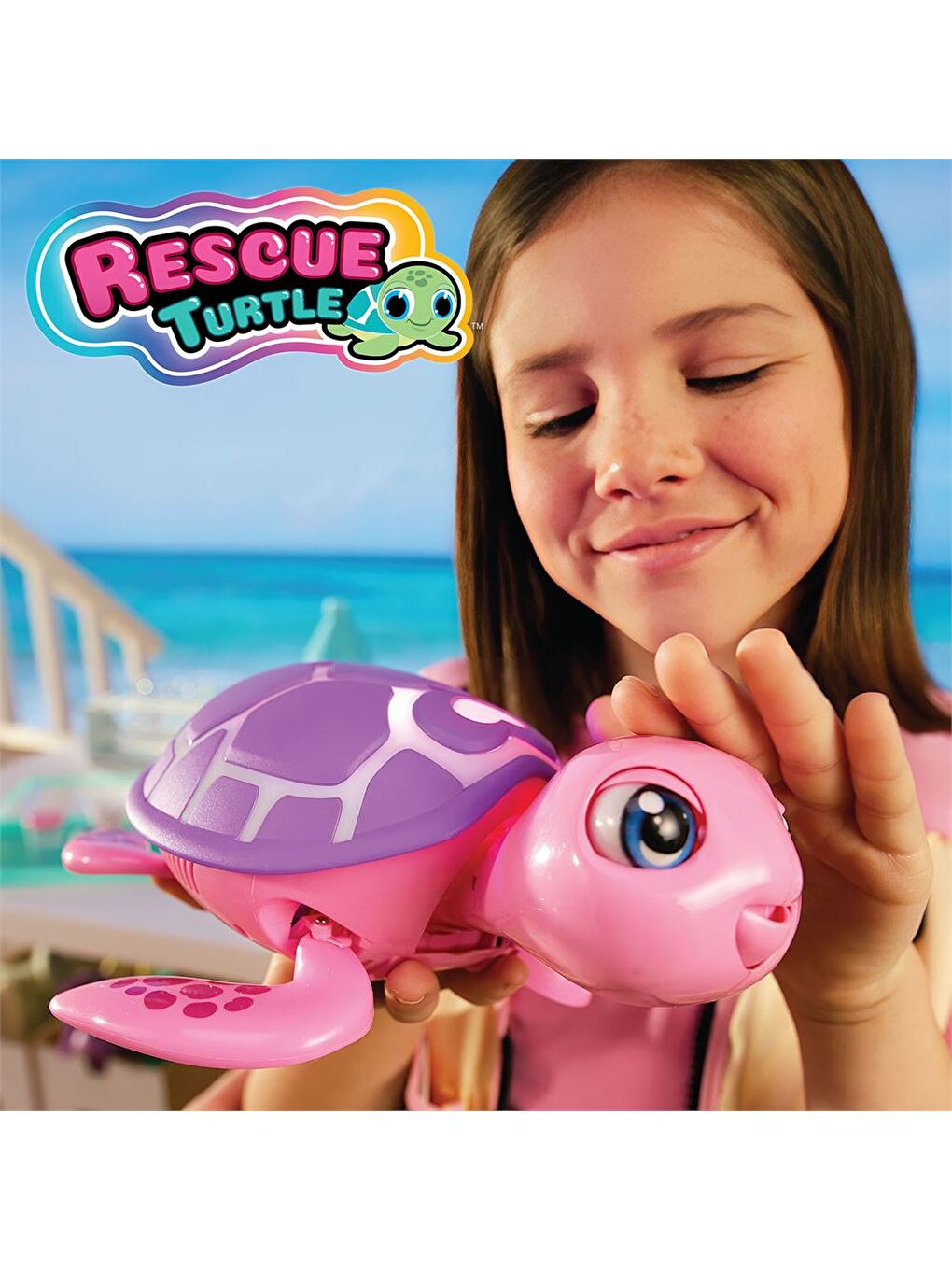 Silverlit Pembe Rescue Deniz Kaplumbağası 88633 - Pembe - 3